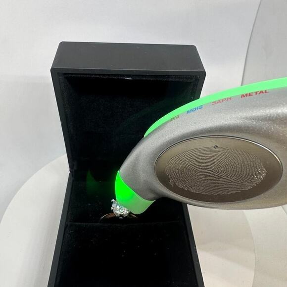 Moissanite Diamond Engagement Ring 2 Ct Round Cut 6 Prong 18k GRA Size 8.5 - Picture 7 of 16